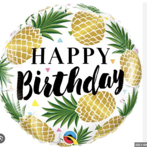Happy Birthday Pineapple 18"