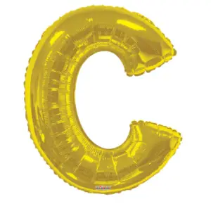 34" Letter C