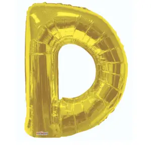 34" Letter D