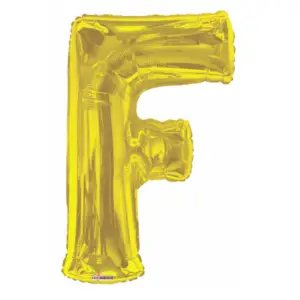 34" Letter F