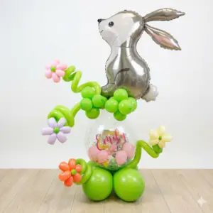 4′ Tall DELUXE Bunny Stuffed Balloon Gift