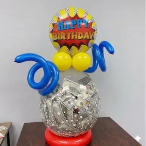 Superhero Stuffed Balloon Gift