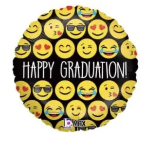 18" Happy Graduation! Emojis