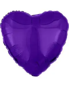 18" Purple Heart Foil Balloon