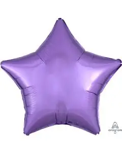 18" Pearl Lavender Star Shaped Balloon