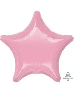 18" Pink Star Shaped Balloon