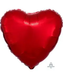 18" Red Heart Foil Balloon