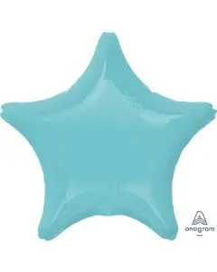 18" Robin's Egg Blue Star Shaped Balloon