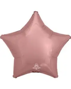 18" Rose Gold Star Shaped Balloon