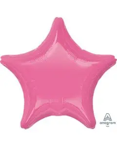 18" Rose Star Shaped Balloon