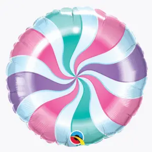 18" Pastel Candy Swirl