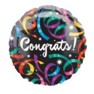 18" Congrats Streamers