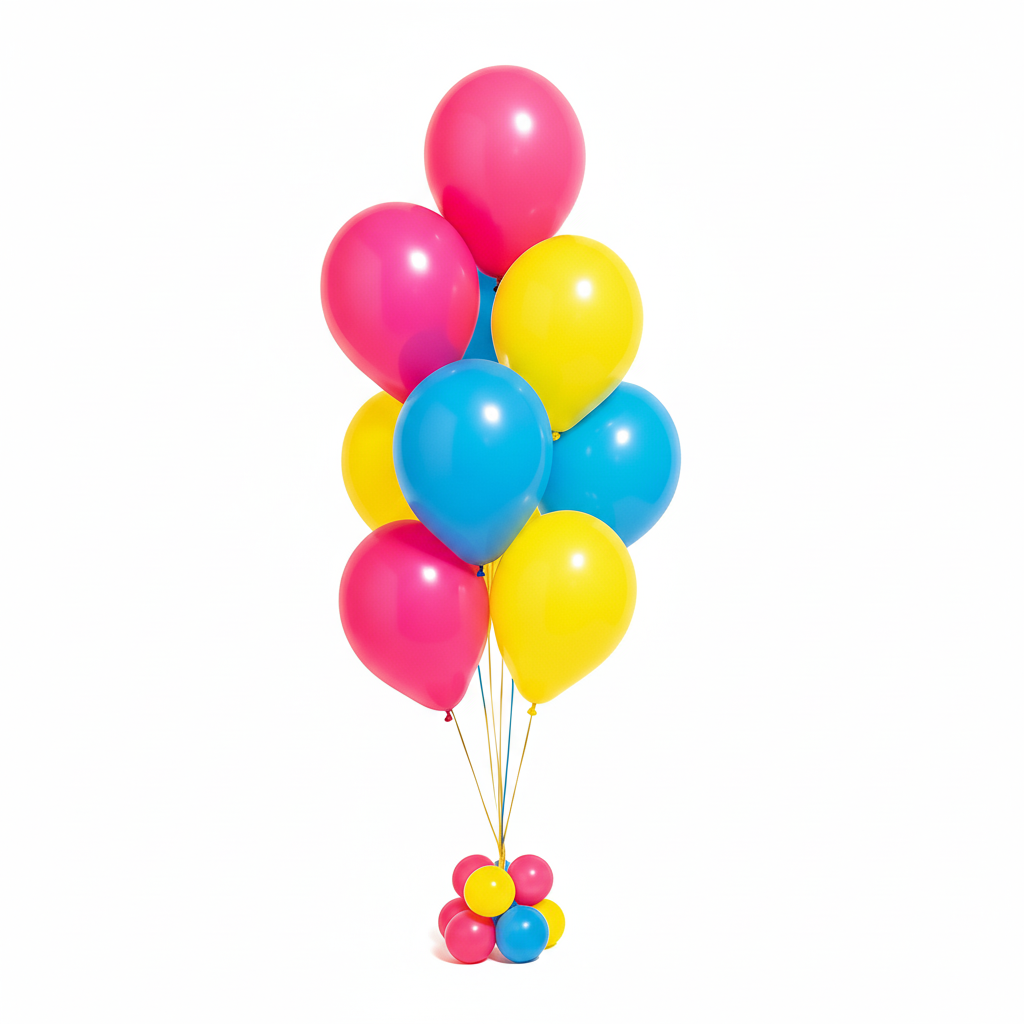 Custom Colors Balloon Bouquet