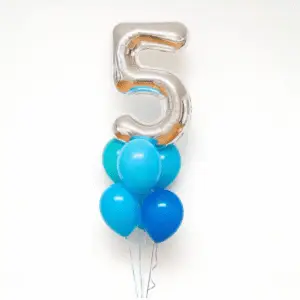 Custom Number Balloon Bouquet