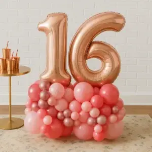 2 Digit Floor Birthday Bouquet