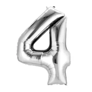 4 Number Foil Balloon