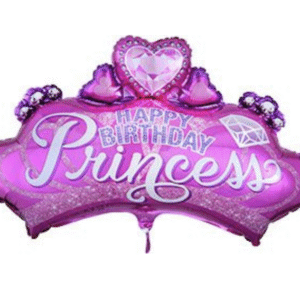 32" Happy Birthday Princess Crown