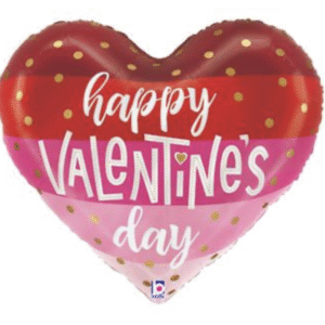 24" Satin Stripes Heart