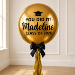 Personalized Jumbo Graduation Orb Balloon