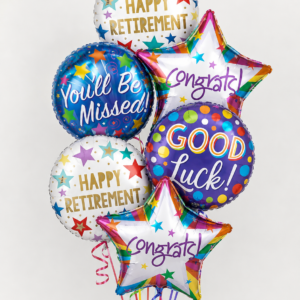 Happy Retirement Deluxe Balloon Bouquet